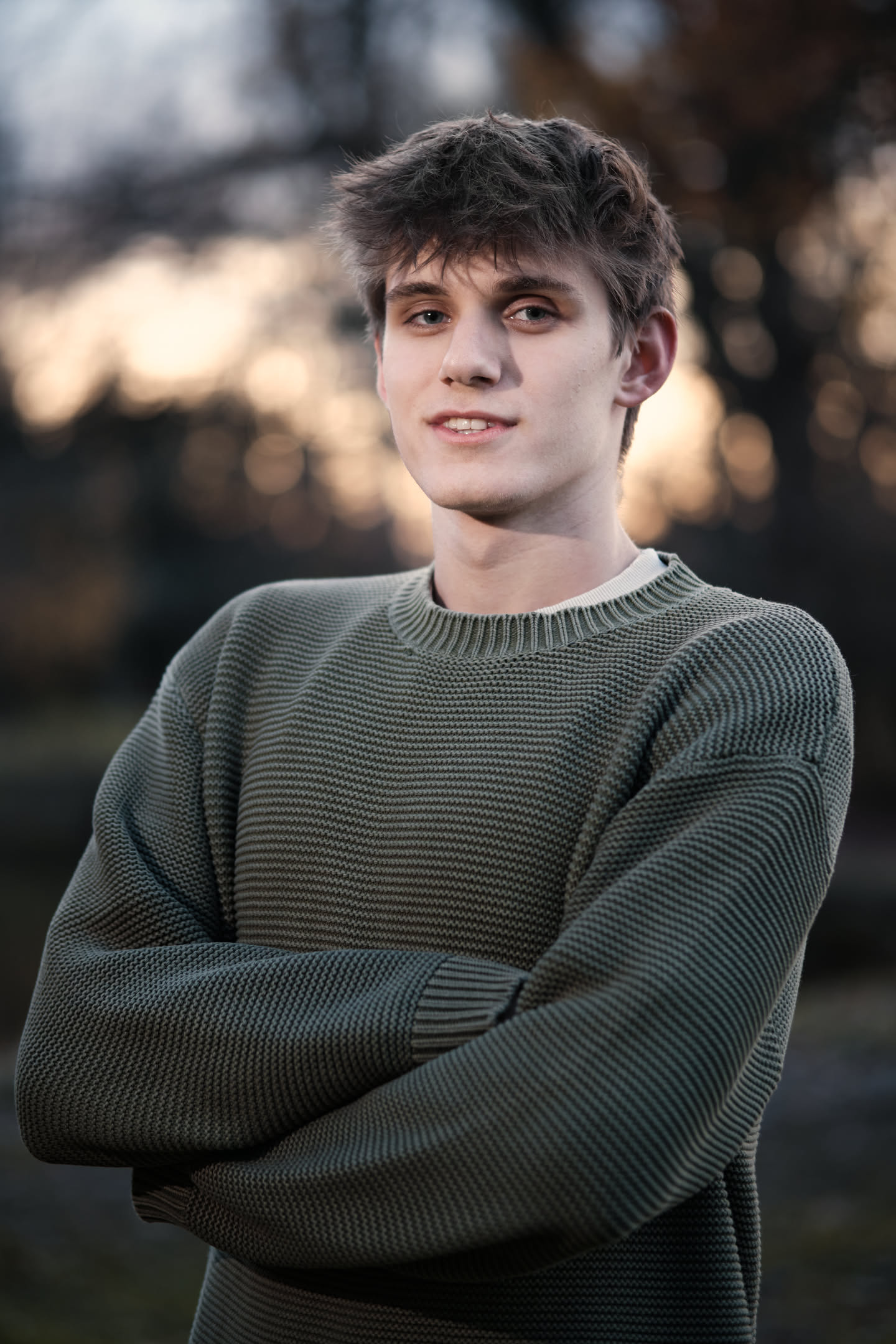 Senior graduation portraits