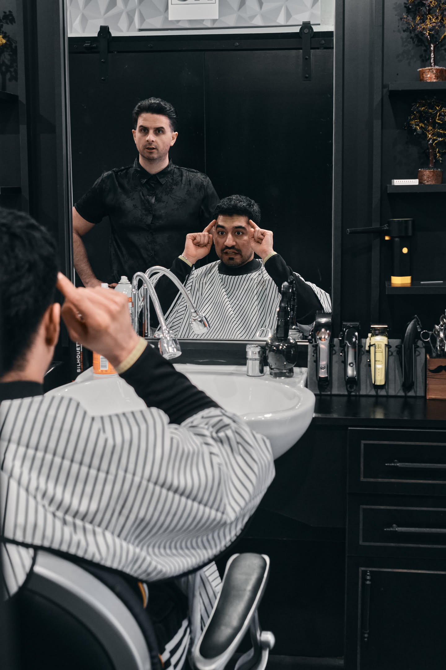 Barbershop photoshoot